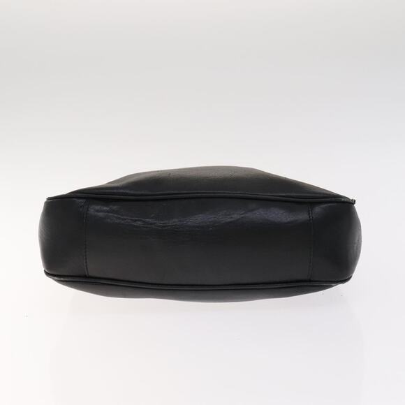 GUCCI Bamboo Hand Bag Leather Black Gold 001 1705 001 1705 - Picture 9 of 16